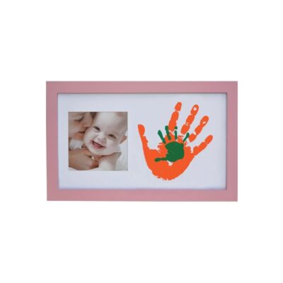 Baby Memory Prints Paint Wall Family Frame PembeBEBEK – GENÇ ODASIBebek & Genç Odası AksesuarlarıÇerçeve