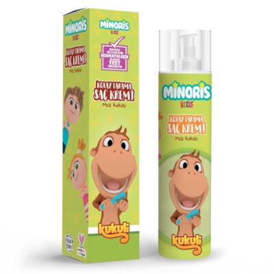 Minoris Kids Kukuli Organik Saç Kremi 210mlANNE – BEBEKKozmetik & Bakım Ürünleri