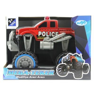 Sürtmeli Arazi Polis Aracı 1 AdetOYUNCAKKlasik Model Araba