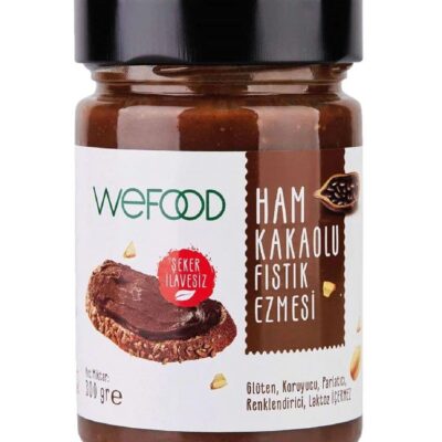 Wefood Ham Kakaolu Fıstık Ezmesi 300grBeslenmeBebek MamalarıOrganik Gıdalar