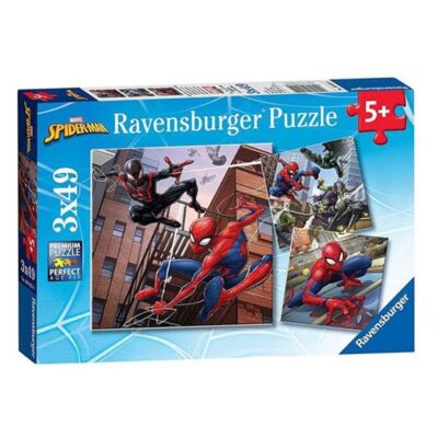 Ravensburger Spiderman Puzzle 3×49 ParçaOYUNCAKPuzzle