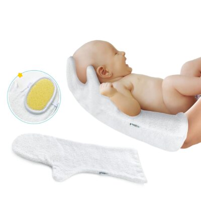 BabyJem Bebek Yıkama Eldiveni 468 BeyazANNE – BEBEKBanyo & Tuvalet Gereçleri