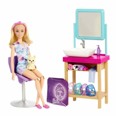 Barbie Işıltı Dolu Spa Günü Oyun Seti HCM82OYUNCAKKız Oyuncak