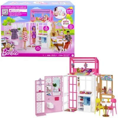Barbie’nin Taşınabilir Portatif Evi HCD47OYUNCAKKız Oyuncak
