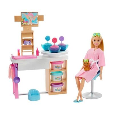 Barbie Wellness Yüz Bakımı Yapıyor Oyun Seti GJR84OYUNCAKKız Oyuncak