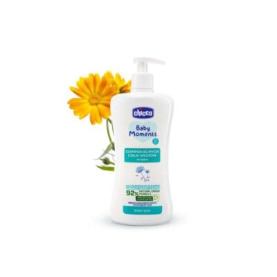 Chicco Baby Moments Saç ve Vücut Şampuanı 500 MLANNE – BEBEKBebek Sağlık Ürünleri