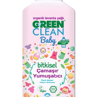 Green Clean Baby Bitkisel Çamaşır Yumuşatıcı 1000mlANNE – BEBEKBebek Temizlik Ürünleri