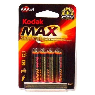 Kodak Max Süper Alkalin İnce Kalem Pil 4lü AAAOYUNCAKPil – Batarya