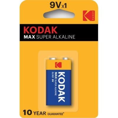 Kodak Max Süper Alkaline 9 Volt PilOYUNCAKPil – Batarya