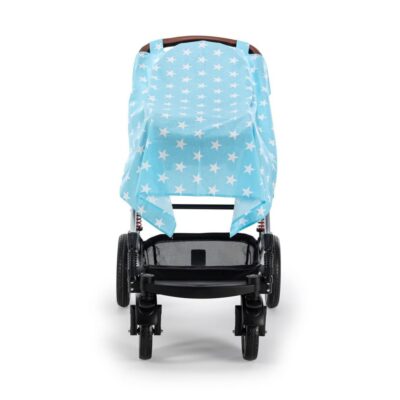 Moje Poplin Puset Bebek Arabası Örtüsü Mavi YıldızARAÇ – GEREÇBebek ArabalarıBebek Arabası Aksesuarları