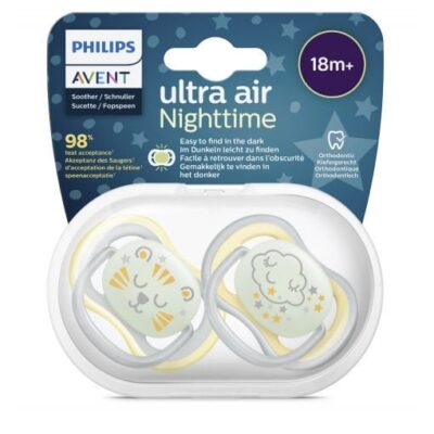 Philips Avent Ultra Air Gece Emziği 18+ AyBeslenmeEmzik & BiberonEmzik