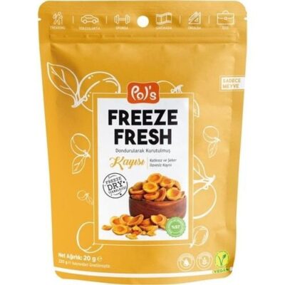 Pol’s Freeze Fresh Dried KayısıBeslenmeBebek MamalarıOrganik Gıdalar