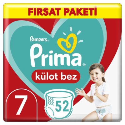 Prima Külot Bebek Bezi Fırsat Paketi 7 Beden 52 AdetBez & MendilBebek BeziKülot Bez