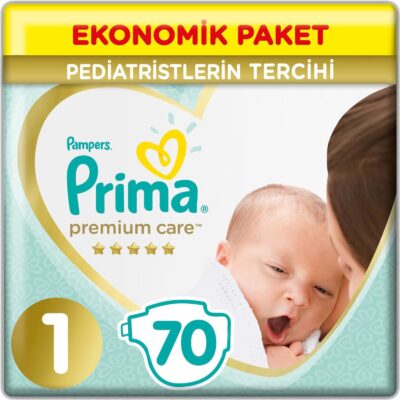 Prima Premium Care Bebek Bezi Ekonomik Paket 1 Beden 70 AdetANNE – BEBEKBez & MendilBebek Bezi