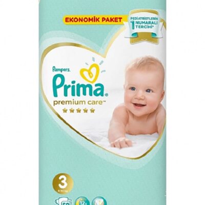 Prima Premium Care Bebek Bezi Ekonomik Paket 3 Beden 52 AdetBez & MendilBebek Bezi3 Beden Bebek Bezi
