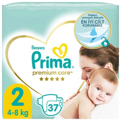 Prima Premium Care Bebek Bezi İkiz Paket 2 Beden 37 AdetBez & MendilBebek Bezi2 Beden Bebek Bezi