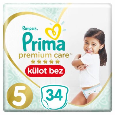 Prima Premium Care Külot Bebek Bezi 5 Beden 34 AdetBez & MendilBebek BeziKülot Bez