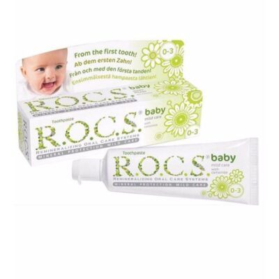 R.O.C.S.Baby Diş Macunu 35ml 0-3 Yaş PapatyaANNE – BEBEKKozmetik & Bakım Ürünleri