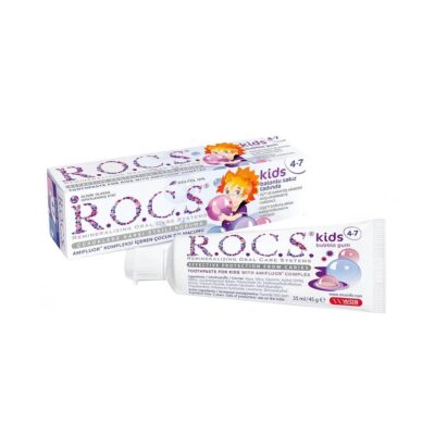 R.O.C.S.Kids Diş Macunu 35ml 4-7 Yaş SakızANNE – BEBEKKozmetik & Bakım Ürünleri