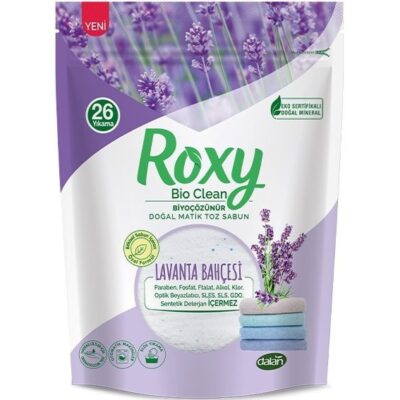 Roxy Bio Clean Doğal Matik Toz Sabun Lavanta Bahçesi 800 GrANNE – BEBEKBebek Temizlik Ürünleri