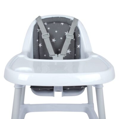 Sevi Bebe Eko Mama Sandalyesi Minderi ART-157 Gri YıldızARAÇ – GEREÇMama SandalyesiMama Sandalyesi Aksesuarları