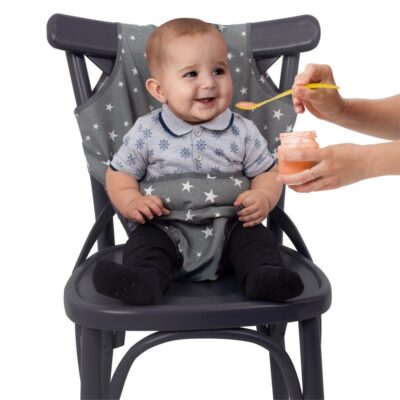 Sevi Bebe Kumaş Mama Sandalyesi ART-152 Gri YıldızARAÇ – GEREÇMama SandalyesiMama Sandalyesi Aksesuarları