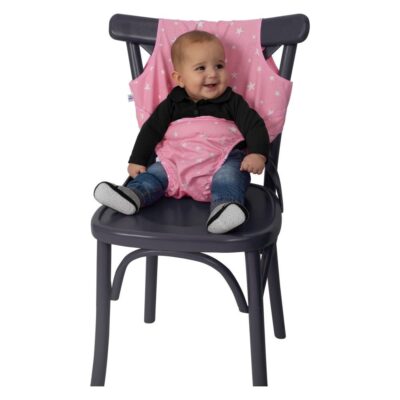Sevi Bebe Kumaş Mama Sandalyesi ART-152 Pembe YıldızARAÇ – GEREÇMama SandalyesiMama Sandalyesi Aksesuarları