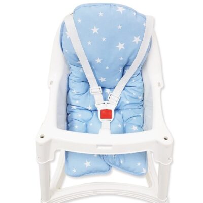 Sevi Bebe Mama Sandalyesi Minderi ART-150 Mavi YıldızARAÇ – GEREÇMama SandalyesiMama Sandalyesi Aksesuarları