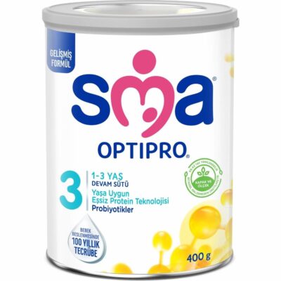 SMA Optipro Probiyotik 3 Bebek Devam Sütü 1-3 Yaş 400grBeslenmeBebek MamalarıBiberon Maması