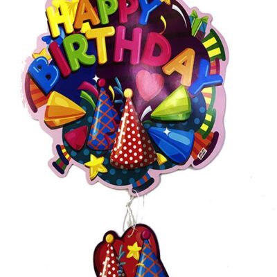 Parti Happy Birthday Yazılı Asmalı 3D Doğum Günü SüslemeEĞLENCE – PARTİ