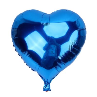 Parti Malzemesi Kalp Balon Folyo Mavi 45 cm 18 inçEĞLENCE – PARTİ