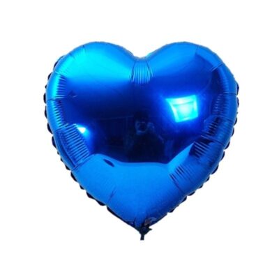 Parti Malzemesi Kalp Balon Folyo Mavi 60 cm 24 inçEĞLENCE – PARTİ