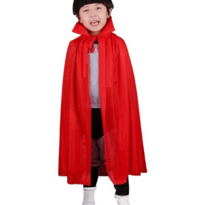 Kırmızı Renk Yakalı Pelerin Çocuk Boy 90 cmEĞLENCE – PARTİ