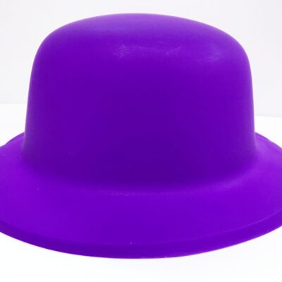Parti Aksesuar Neon Renk Plastik Melon Şapka Mor RenkEĞLENCE – PARTİ
