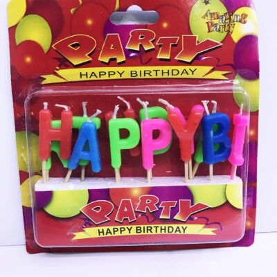 Parti Malzemeleri Renkli Happy Birthday MumEĞLENCE – PARTİ