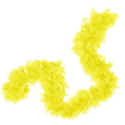 Parti Sarı Renk Kabarık Tüylü Otriş Boa Dekorasyon Tüy 180 cmEĞLENCE – PARTİ