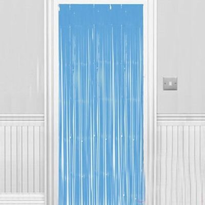 Parti Aksesuar Soft Açık Mavi Renk Duvar Kapı Perdesi 100×220 cmEĞLENCE – PARTİ