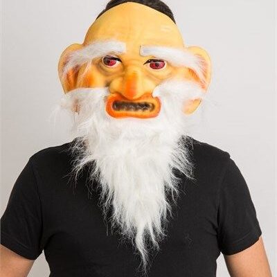 Parti Uzun Ak Sakallı Gulyabani Halloween Maskesi Küçük BoyEĞLENCE – PARTİ