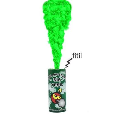 Yeşil Renk Sis Bombası Yeşil Duman 1 AdetEĞLENCE – PARTİ