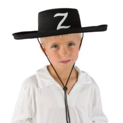 Parti Aksesuar Z Logolu Çocuk Boy Bağcıklı Zorro ŞapkasıEĞLENCE – PARTİ